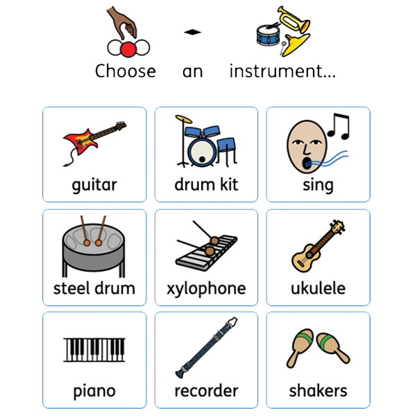 Choose an instrument Picture